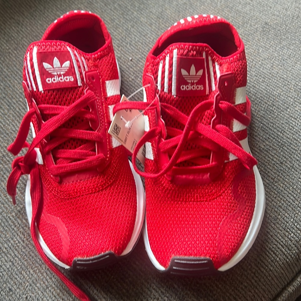 Red Adidas’s size 5